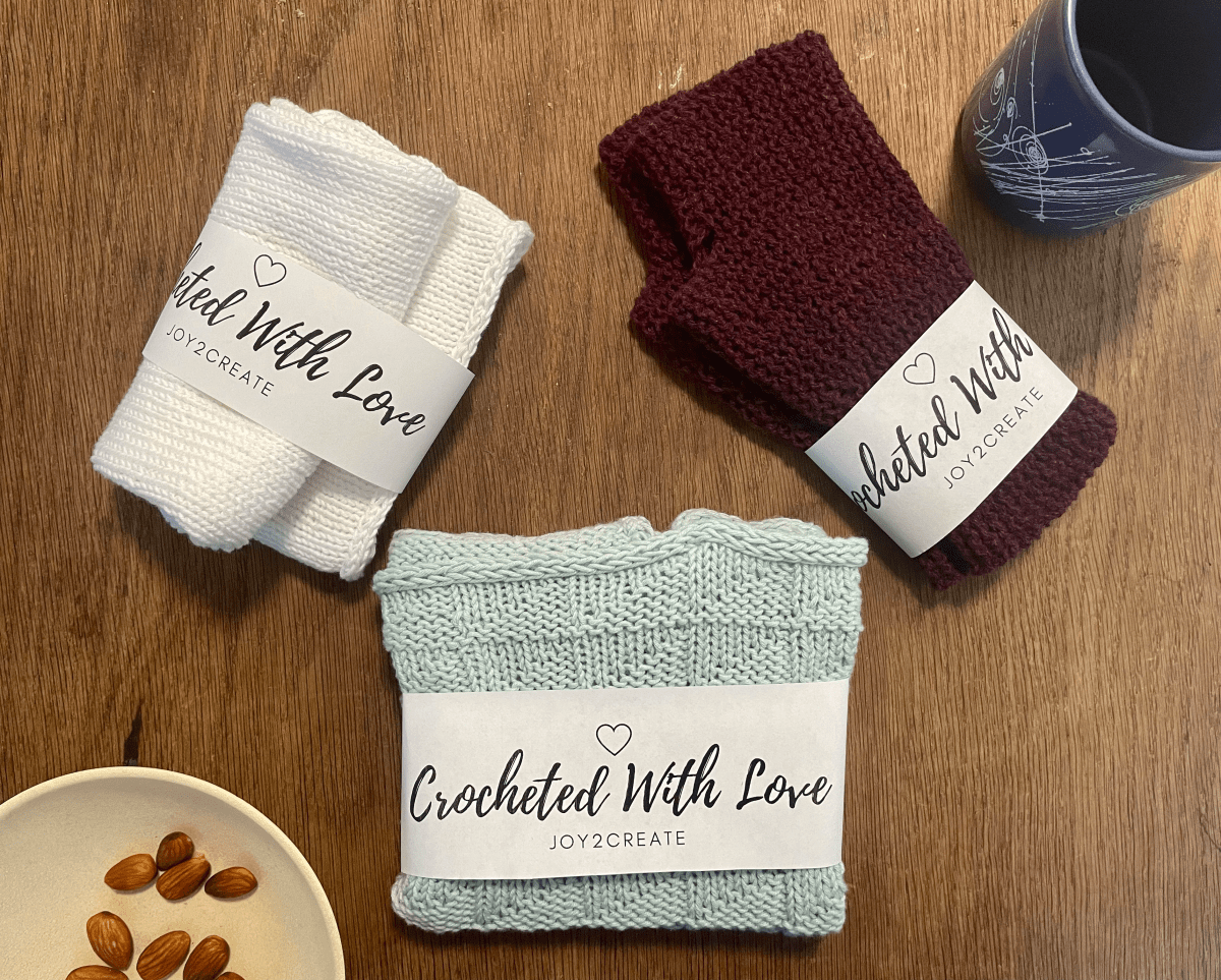Crochet Packaging Tags: Free Download – Joy 2 Create