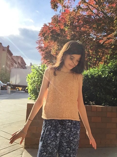 Sunny Raglan Tank: Free Crochet&nbsp;Pattern